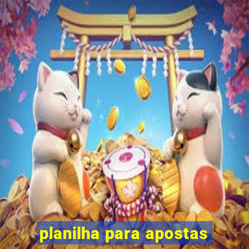 planilha para apostas